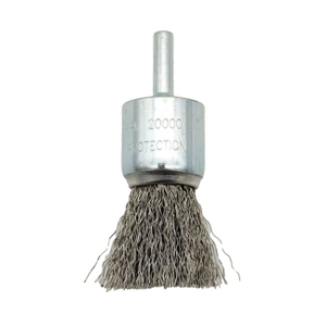 END BRUSH WITH CRIMPED WIRES