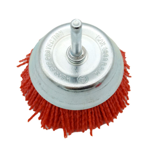 NYLON CUP BRUSH WITH SHANK