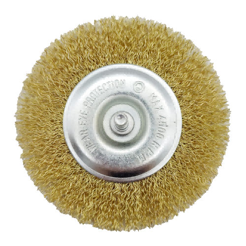 CIRCULAR BRUSH CRIMPED WIRES WITH SHANK