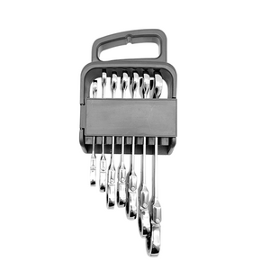 COMBINATION WRENCH SET WITH ARTICULATED RATCHET