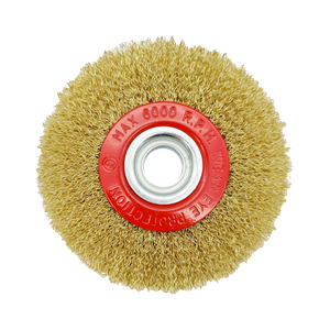 CIRCULAR BRUSH WITH CRIMPED WIRES